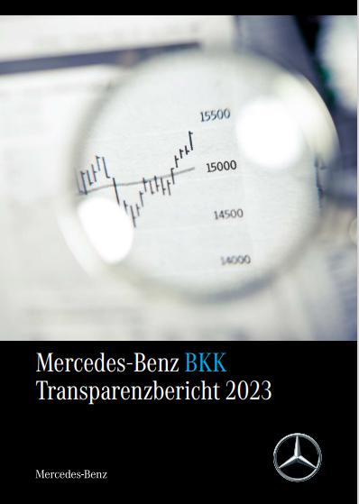 Titelseite des Transparenzberichtes 2023